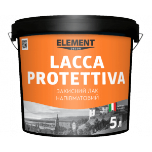 Защитный полуматовый лак LACCA PROTETTIVA ELEMENT DECOR