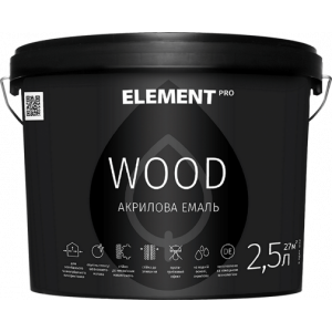 Акриловая эмаль для дерева WOOD