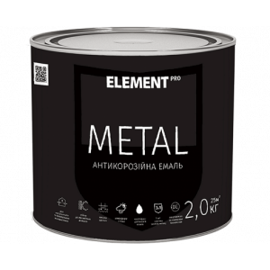 Антикоррозийная эмаль METAL темно-коричневая