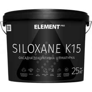 Фасадная декоративная штукатурка SILOXANE K15 прозрачная