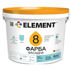 Фасадная краска ELEMENT 8