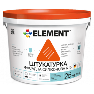 Фасадная силиконовая штукатурка ELEMENT K15
