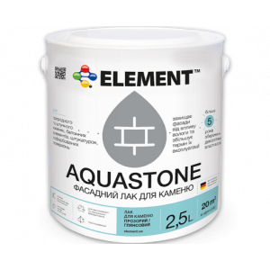 Фасадный лак для камня ELEMENT AQUASTONE