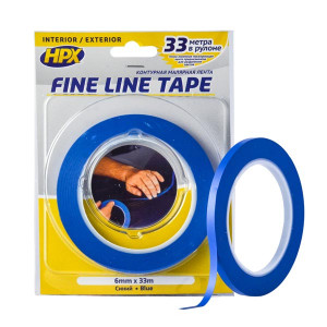 HPX FINE LINE — маскирующая лента для криволинейных форм